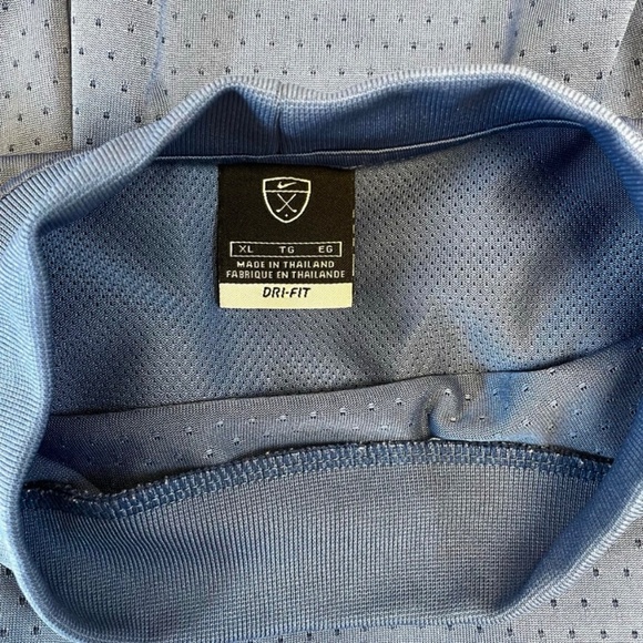 NIKE Golf Dri-fit Athletic T-Shirt Blue Men’s Size Extra Large - Picture 6 of 7